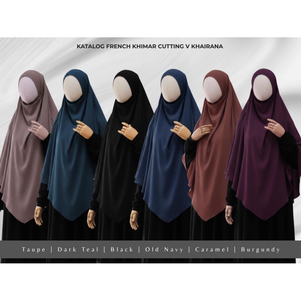 FK New V Crinkle byk Khairana Muslim Wear