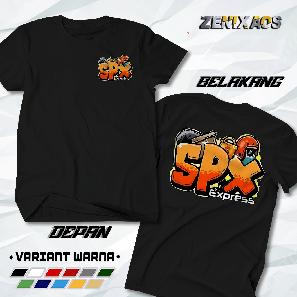 ZENIXAOS - Kaos Distro SPX EXPRESS - baju kurir spx TERBARU DESAIN KEREN