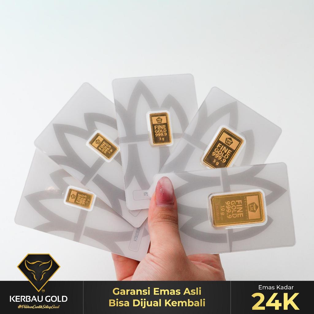[Kerbau Gold] EMAS ANTAM LOGAM MULIA 5GR 24K - Emas Asli 100 %