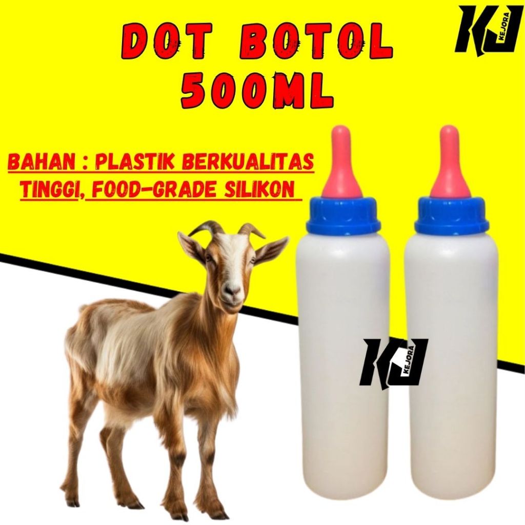 DOT CEMPE BOTOL DOT KAMBING PUTIH BIRU BOTOL SUSU KAMBING BOTOL SUSU LENGKAP DENGAN DOT