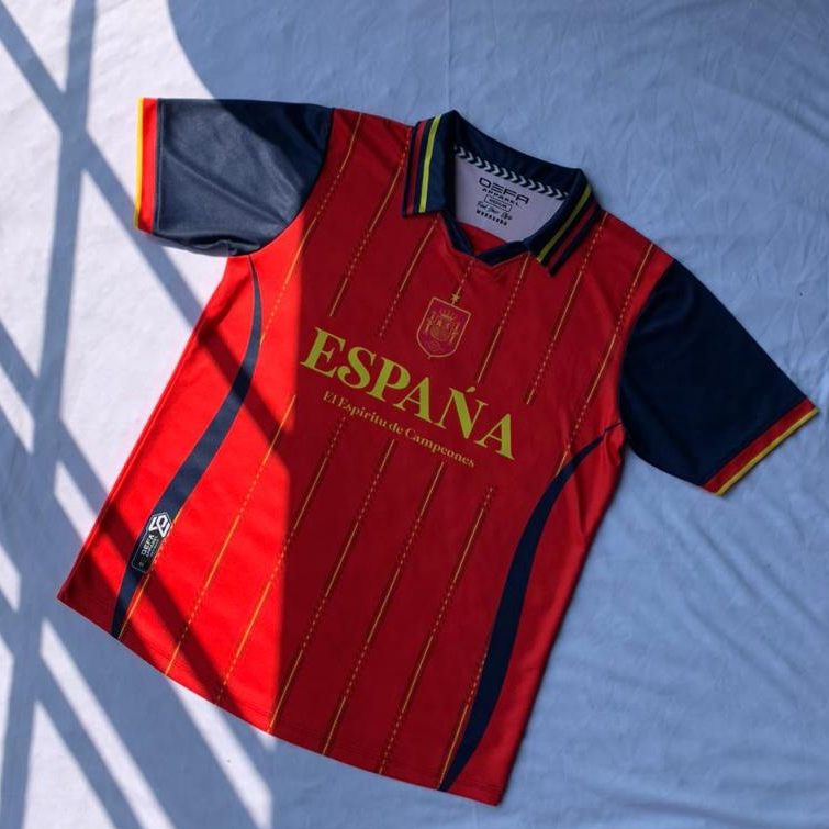 JERSEY SPA WORD CLUB F4NT4SY MERAH CLASSIC - Baju Bola/Futsal Full Printing Premium