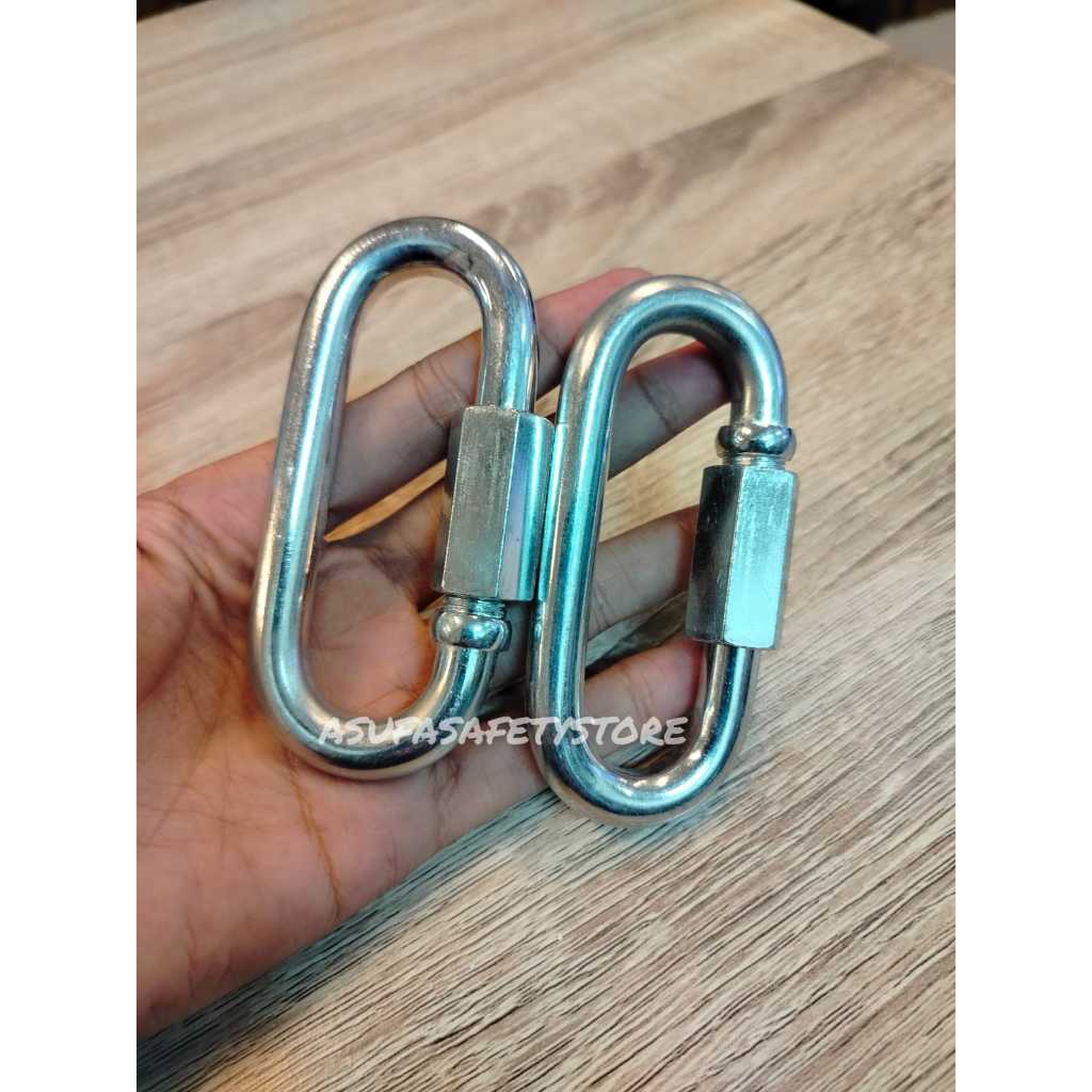 CARABINER OVAL KECIL 10MM MAILON RAPID STAINLESS
