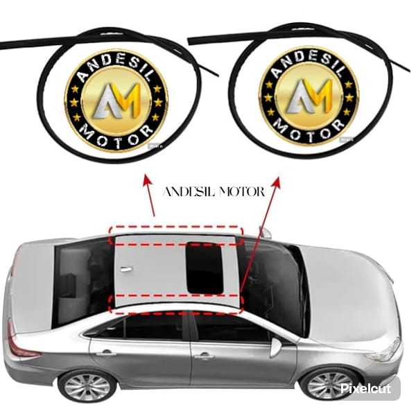 list moulding/driip side/karet roof/list atap mobil ayla
