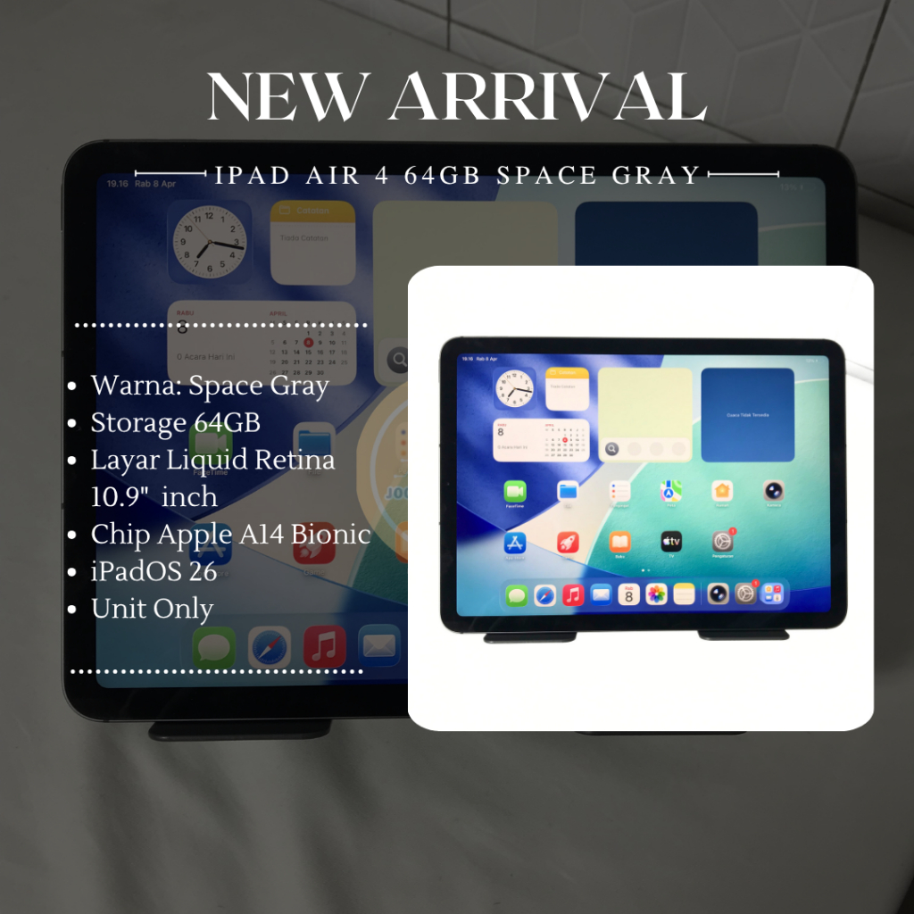 IPAD AIR 4 64GB | Second iBox | Unit + Box