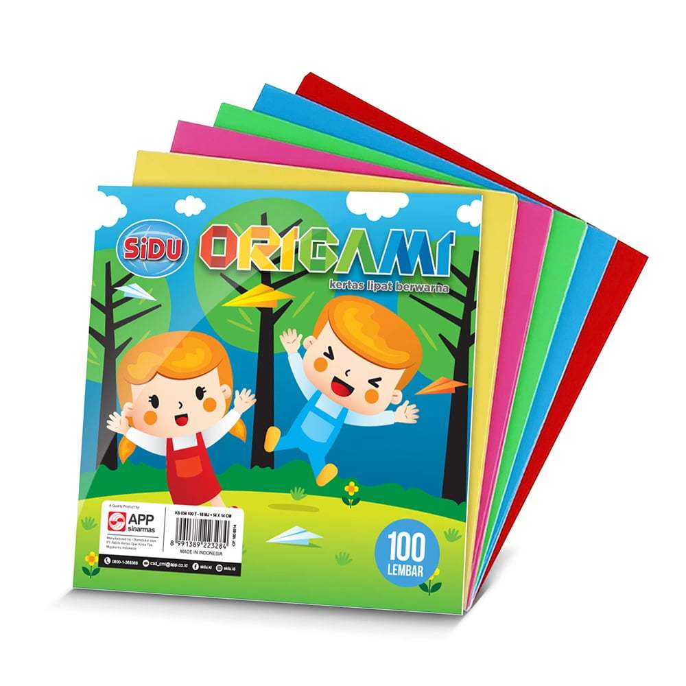 SIDU ORIGAMI 14X14 ISI 100 LEMBAR kertas lipat