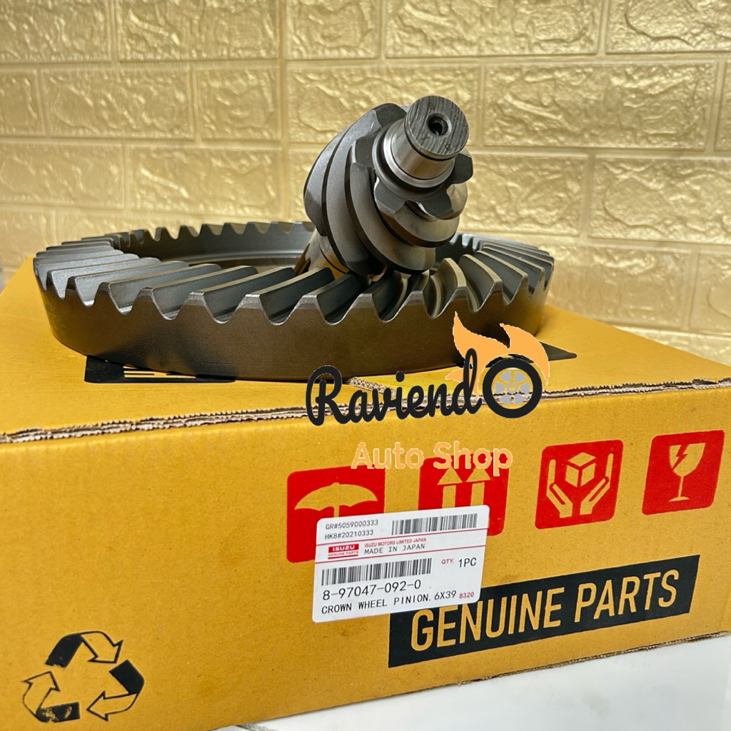 GIGI GARDAN ISUZU NKR71 6x39 GEAR SET NKR71 6x39