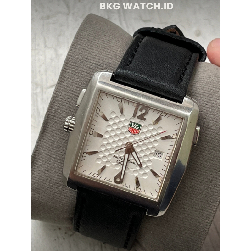 TAG Heuer Golf Tigerwood Quartz – Rare Wood Dial – Strap A.M – Minus Logo “GOLF” – Second Original