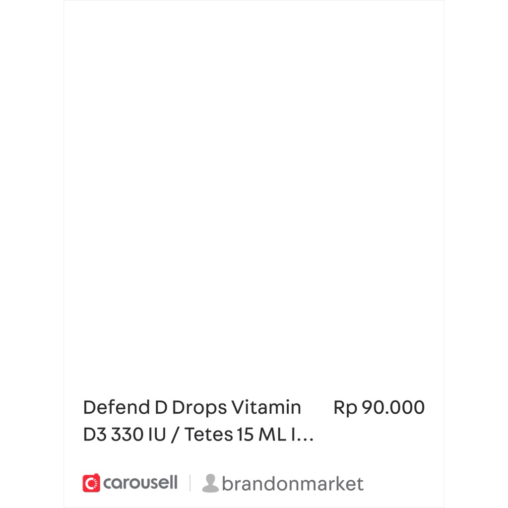 Defend D vitamin D drops baby