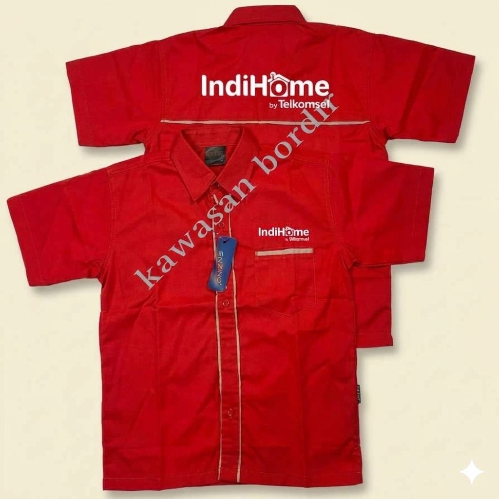 Terbaru kemeja Indihome by Telkomsel baju Indihome kemeja Indihome by Telkomsel pdh Indihome by Telk