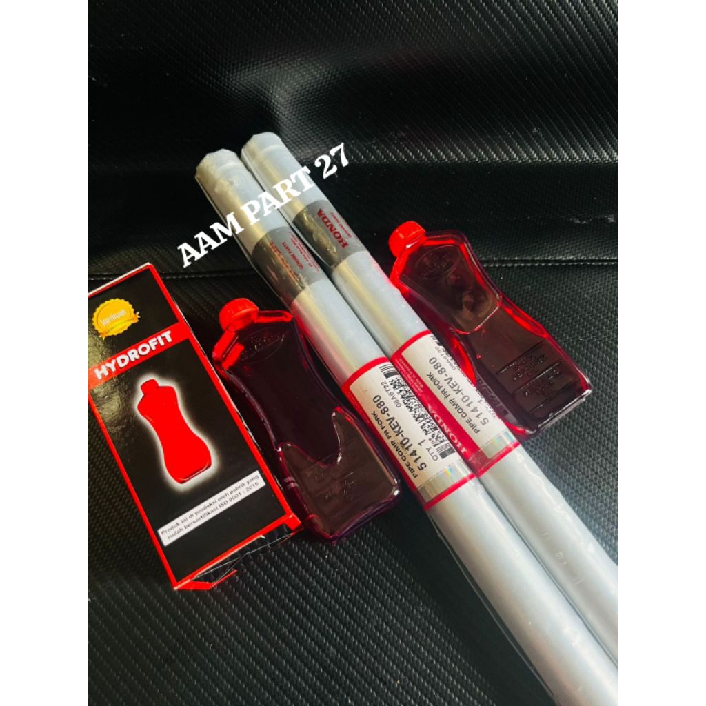As  shock depan sepasang KEV+Oli shock Honda motor Supra lama, Supra x, Supra fit lama, Supra fit ba