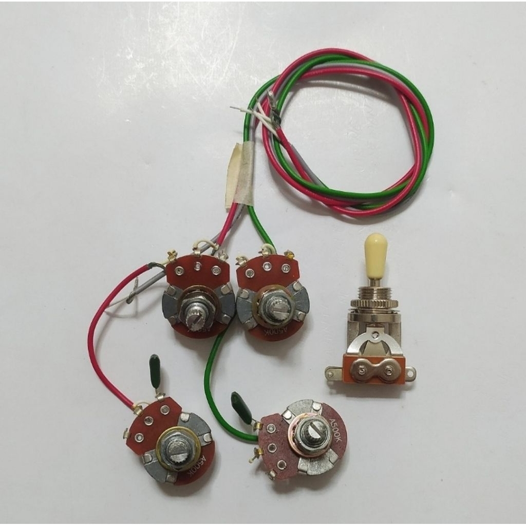 Wiring Gitar Elektrik Les Paul Chrome Electric Guitar Part