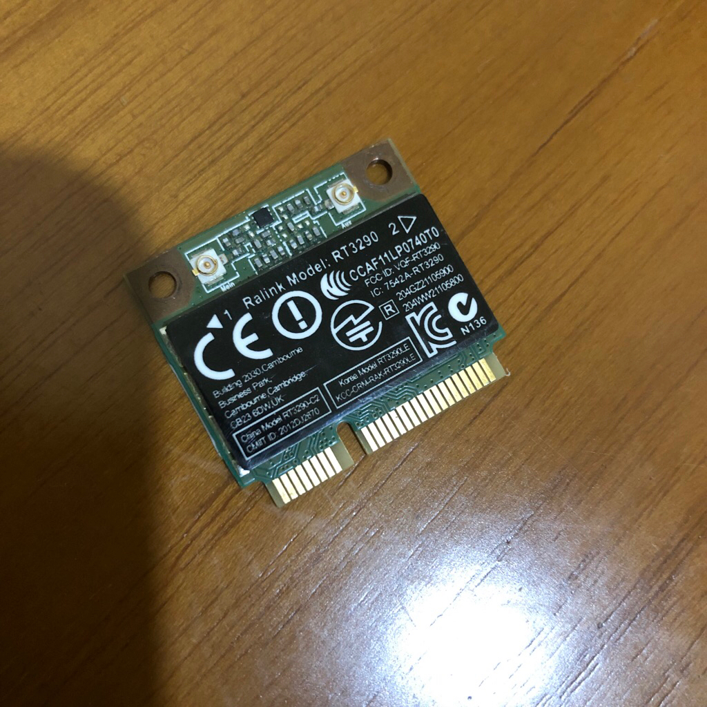 Wifi card laptop HP pavilion Ralink RT3290