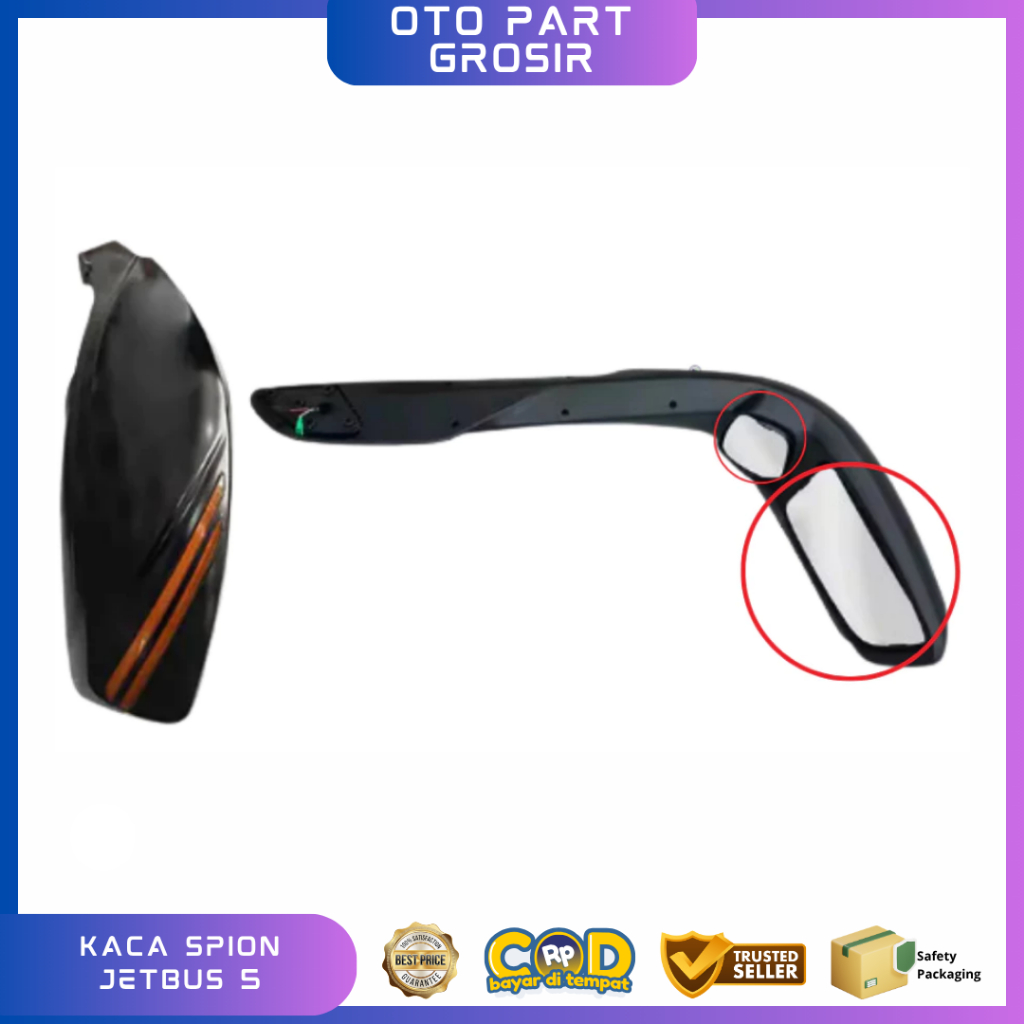 [ori] Kaca Refil Spion Bus Jetbus 5/Kaca Spion Bus JB5/Spion Jetbus 5 Adiputro