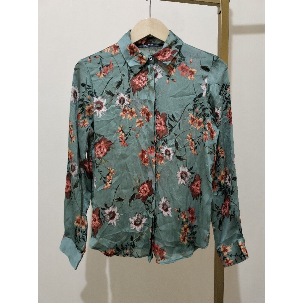 Zara kemeja satin silk