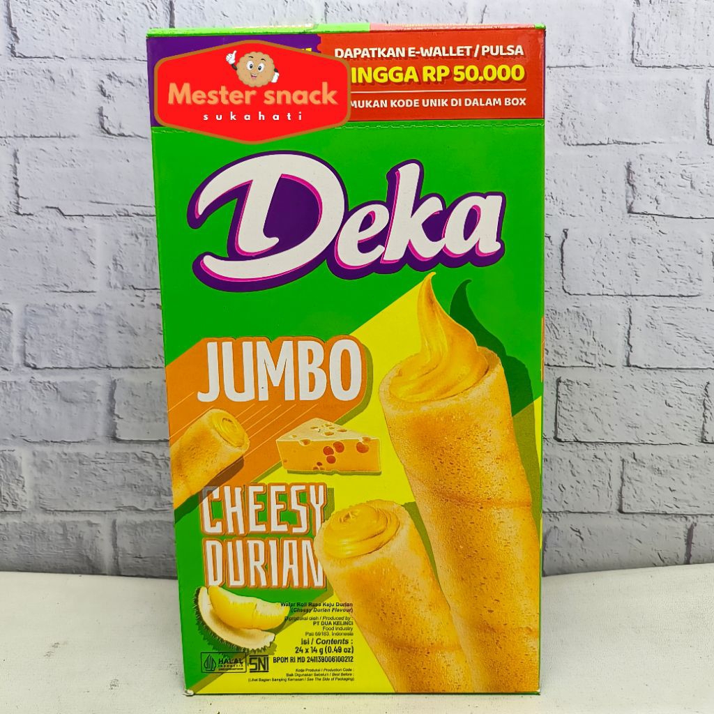 Deka Wafer Roll Jumbo | Deka Wafer | Biskuit Deka