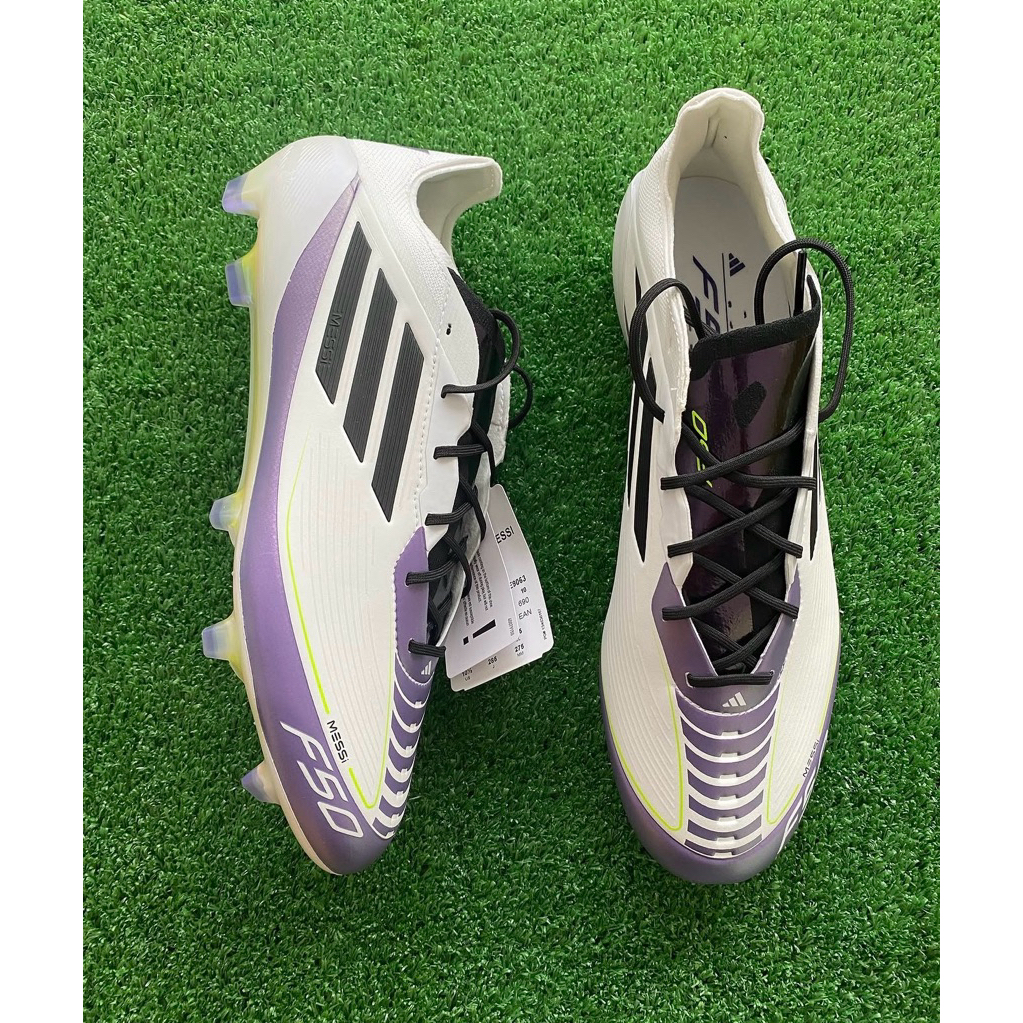 Sepatu Bola Adidas F50 Elite Messi White Purple
