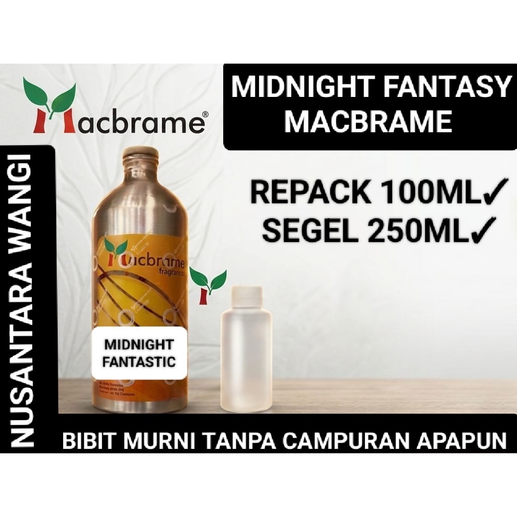 (100ML) MIDNIGHT FANTASY MACBRAME 100ML & 250ML / BIBIT PARFUME MURNI AROMA MIDNIGHT FANTASY by MACB