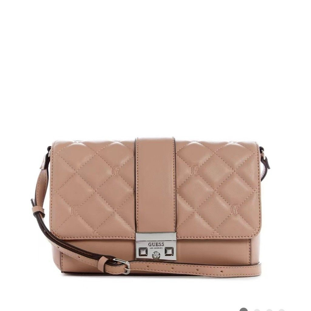 Guess slingbag nude / tas guess wanita