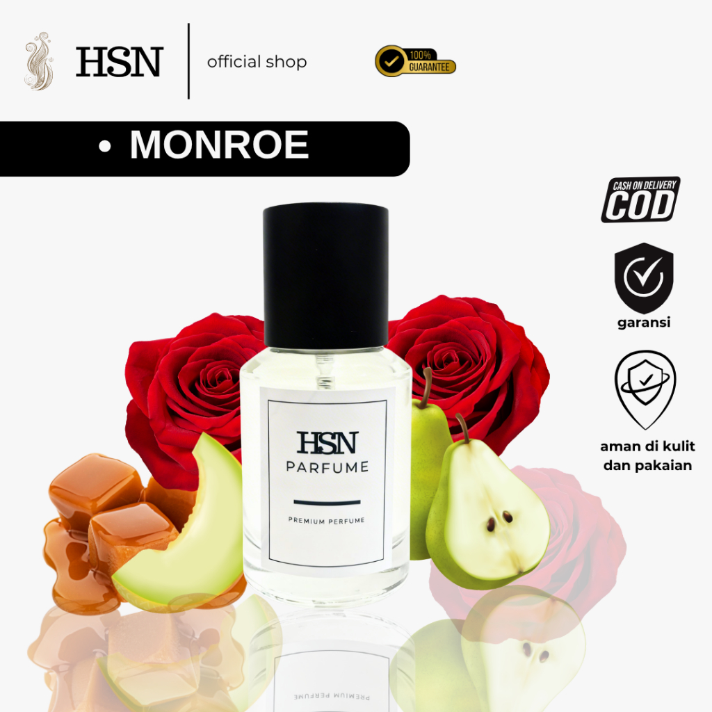 HSN Parfume MONROE Parfum Unisex Wangi Floral Fruity Fresh