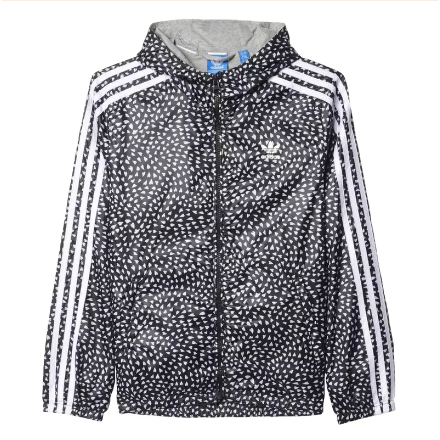 Jaket Sport Olahraga Casual Vintage Tracktop Anak Kids Parasut Adidas Original Windbreaker YWF J Hoo