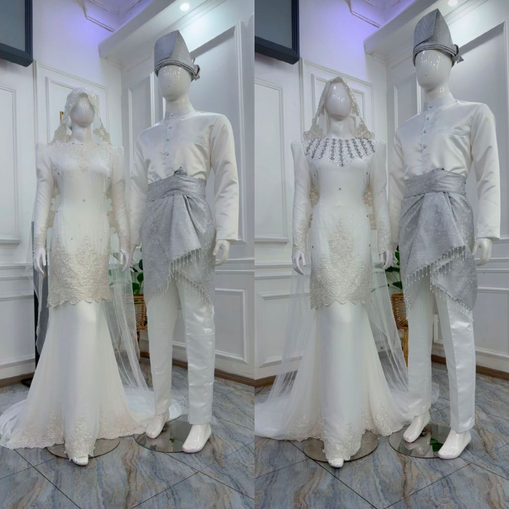 SET BAJU MELAYU/SET COUPLE KOTO GADANG MEWAH /KOTO GADANG MINANG/GAUN PENGANTIN KOTO GADANG MODERN