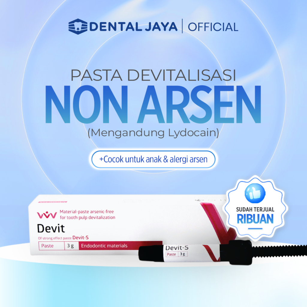 Vladmiva Devit S Non Arsen | Devitec | Depulpin | Devitalisasi pulpa