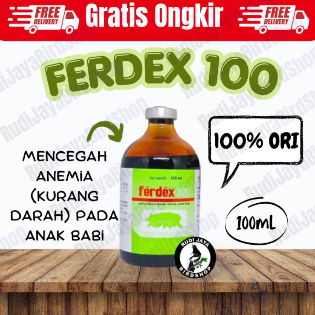 FERDEX 100ML INJEKSI MEDION OBAT ANAK BABI PENAMBAH DARAH ZAT BESI ANTI ANEMIA PADA ANAK BABI