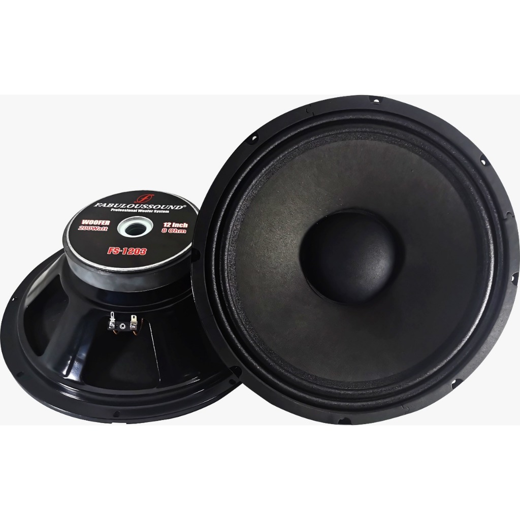 Speaker 12" Subwoofer 200 Watt Fabuloussound FS-1203