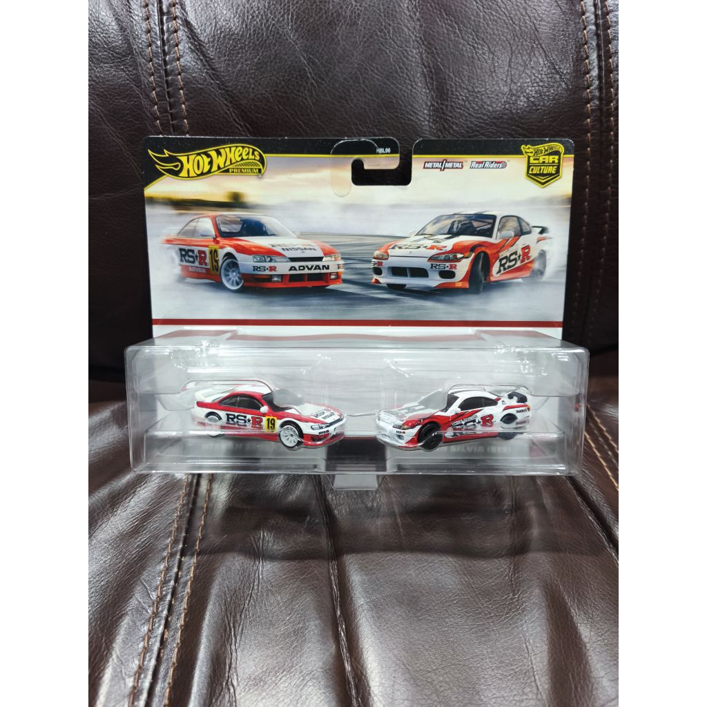 Hot Wheels Premium 2 Pack Nissan 240SX S14 Nissan Silvia S15
