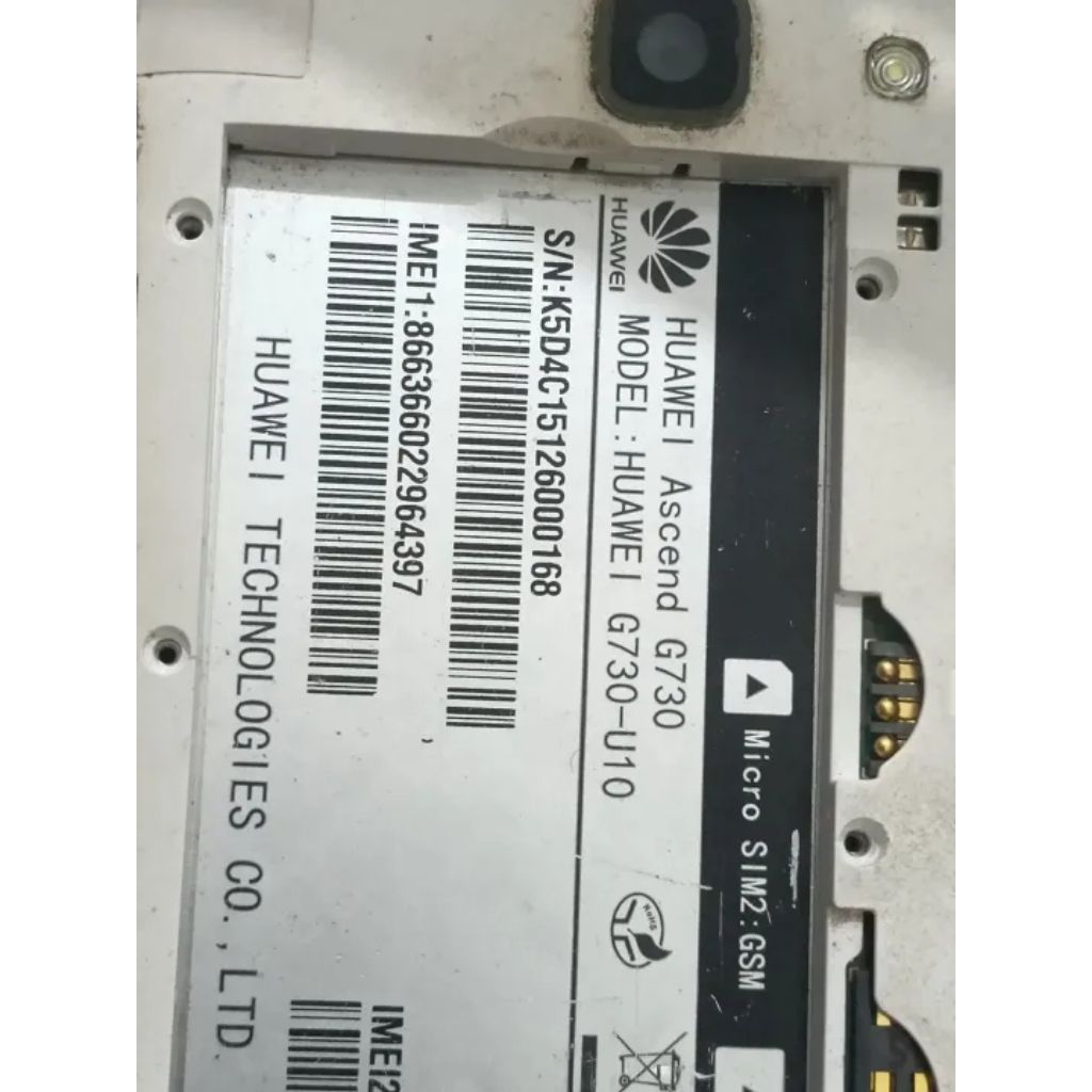 Mesin Hp Huawei G730-U01 Normal