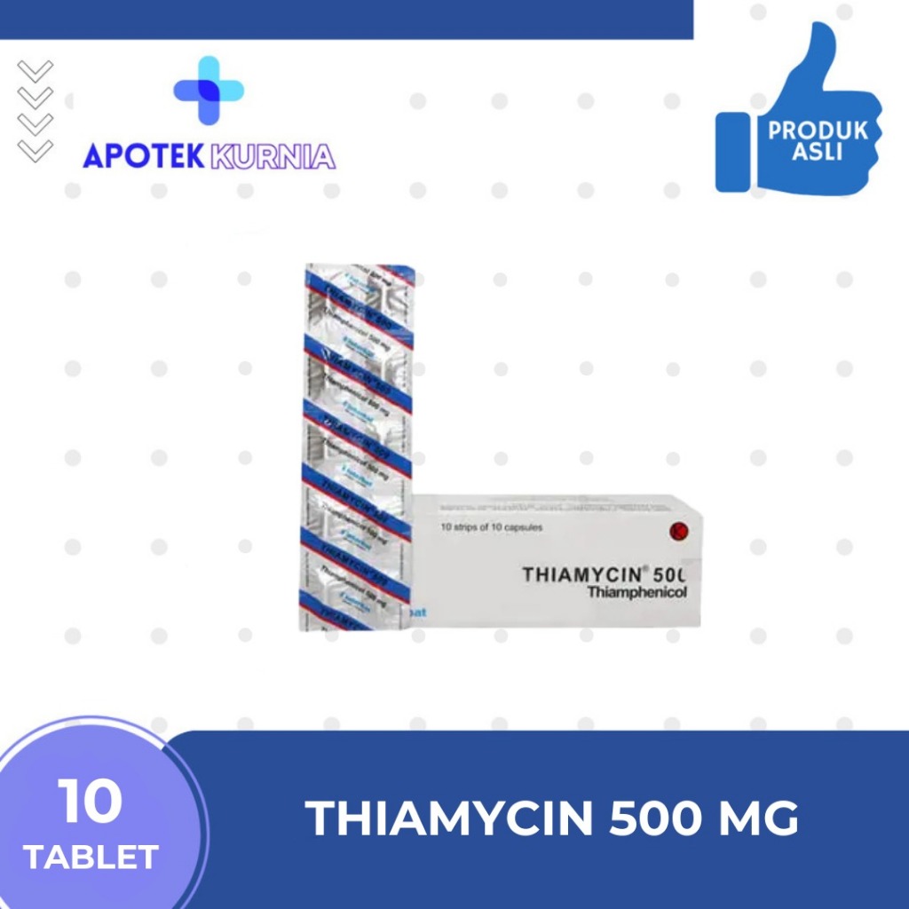 THIAMYCIN 500 500 MG 1 STRIP @ 10 KAPSUL