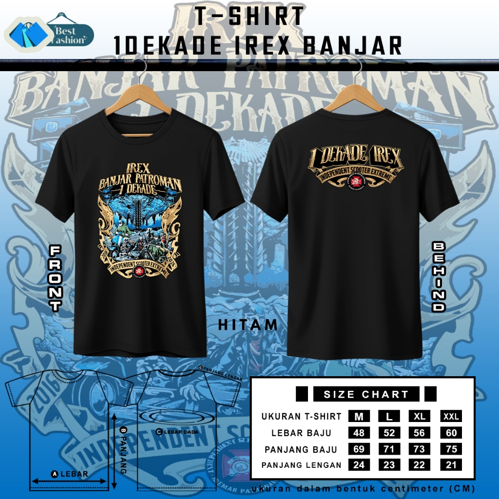 Kaos Official 1 Dekade IREX Banjar Patroman 2026