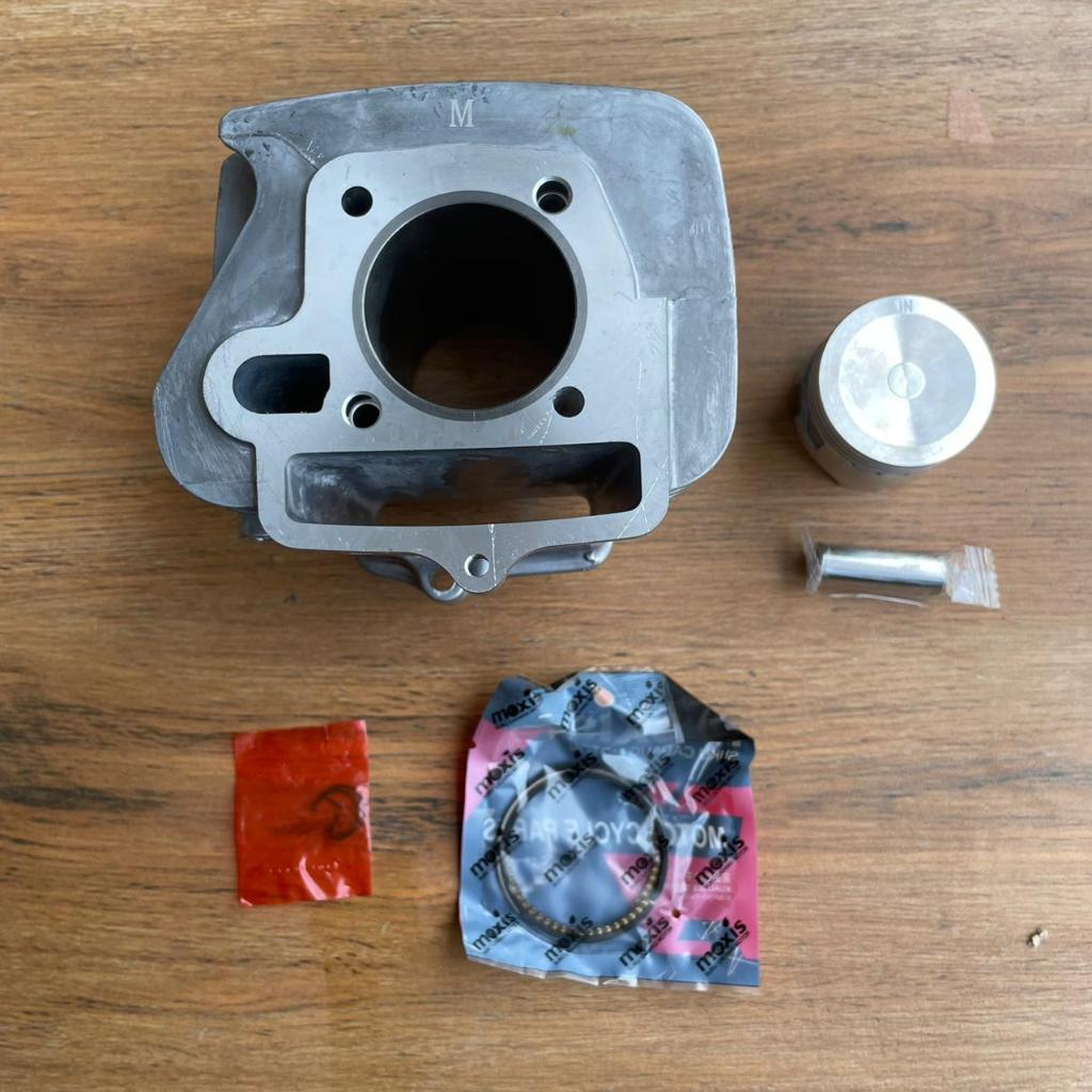MOXIS Cylinder Block Silinder Blok Paket  KFM Legenda Revo 100 Supra Fit New Mesin Halus Bertenaga