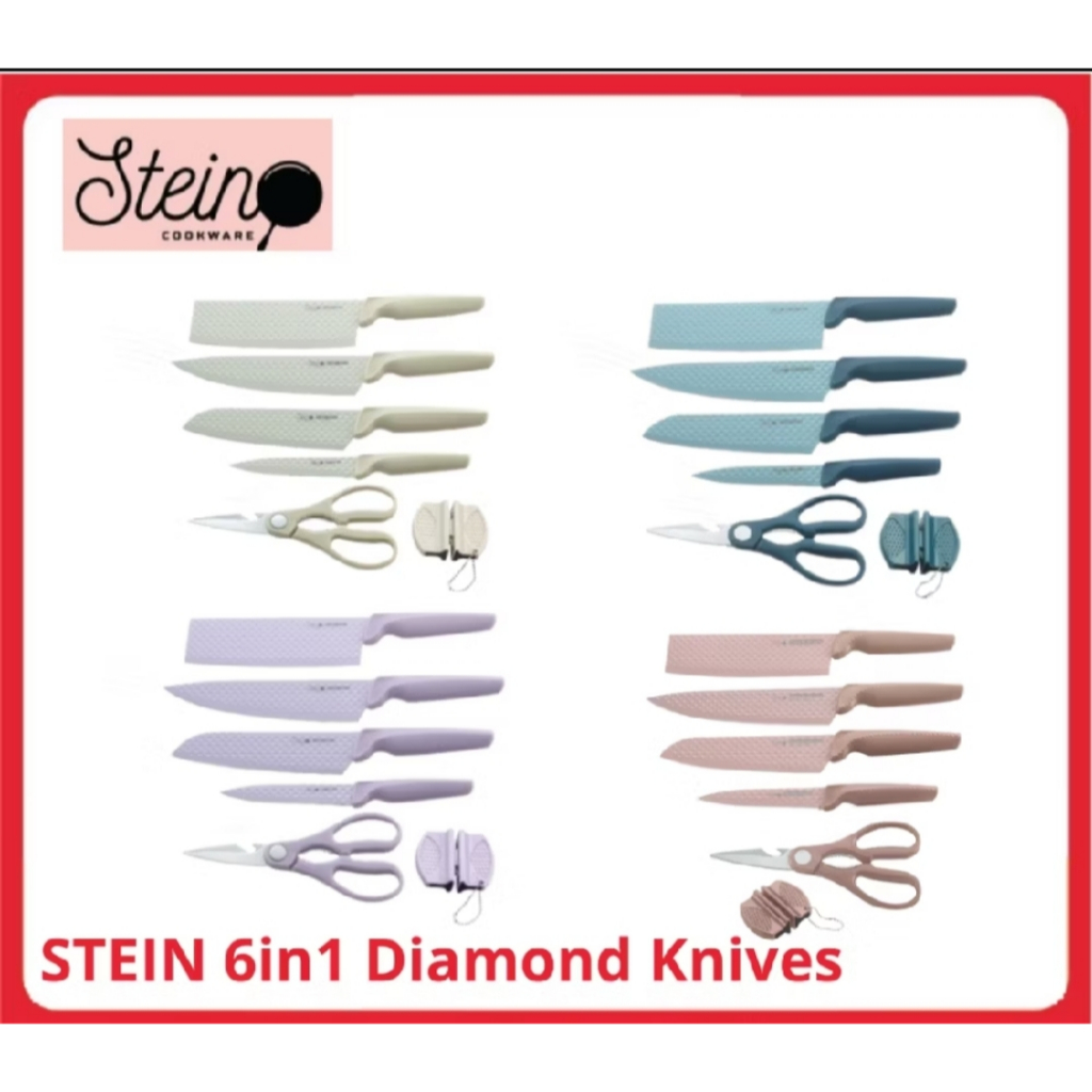 stein cookware set pisau dapur diamond