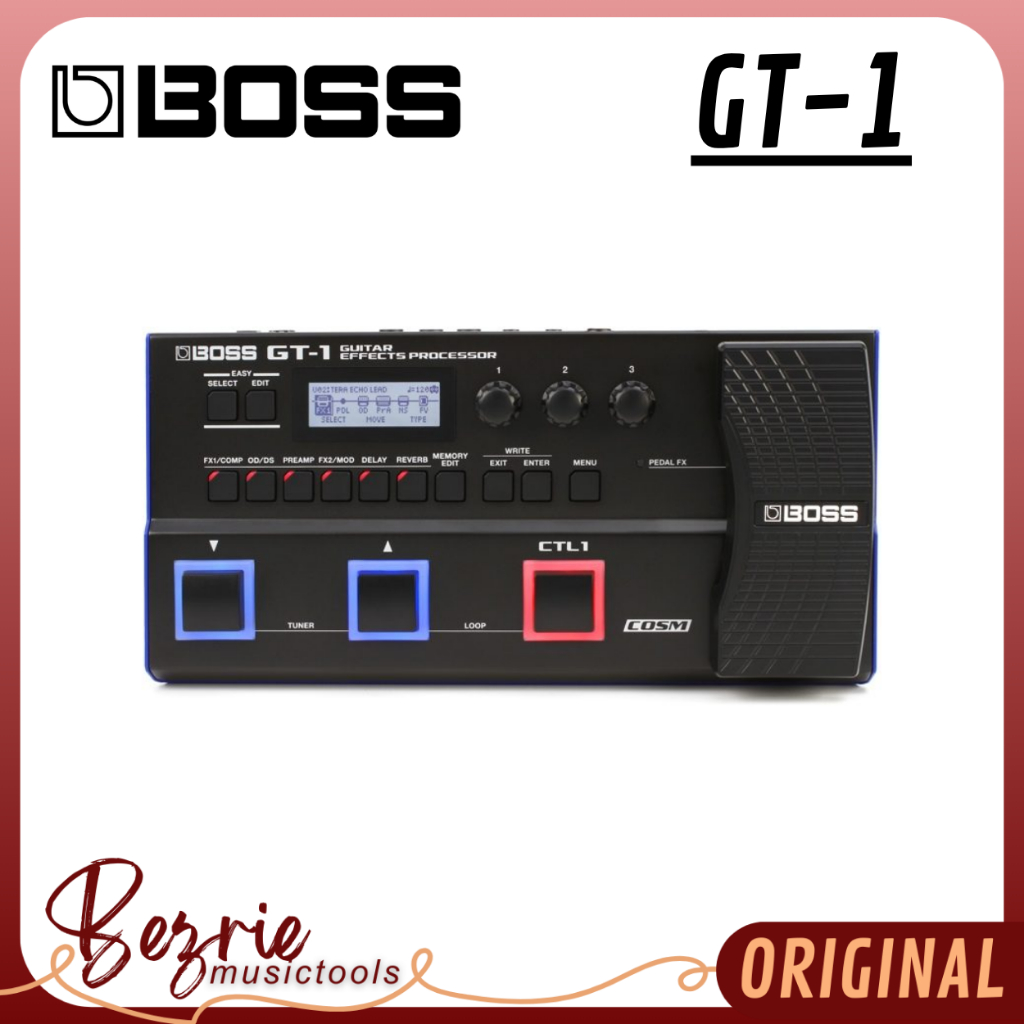 Boss GT1 Guitar multi-effects Pedal Efek Gitar Boss GT-1