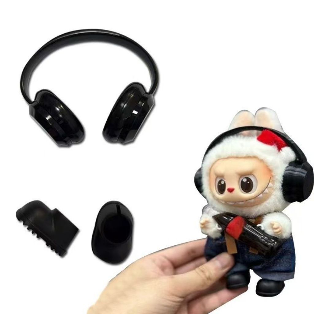 [READY] PERNAK PERNIK DOLL KACAMATA DOLL HEADPHONE DOLL LABUBU UKURAN 10~20CM
