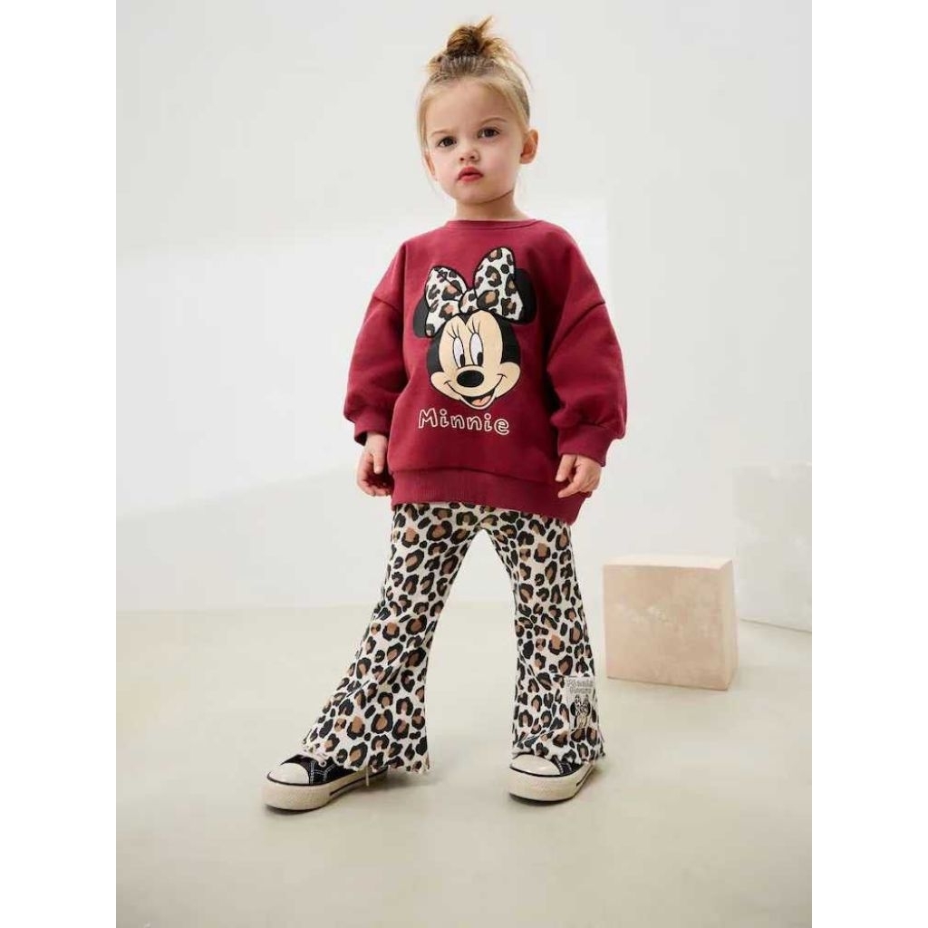 Kiabi - Set Sweater Legging Minnie Leo / Set bayi perempuan