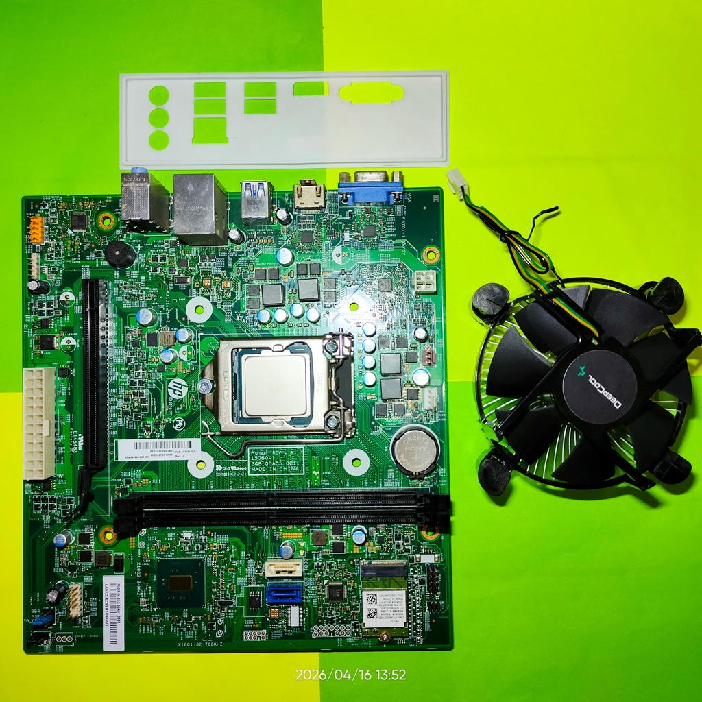 PAKET MOTHERBOARD HP PAVILLION 510-p010 1151 DDR4 H170 + INTEL CORE i5-6500 3,60 GHz