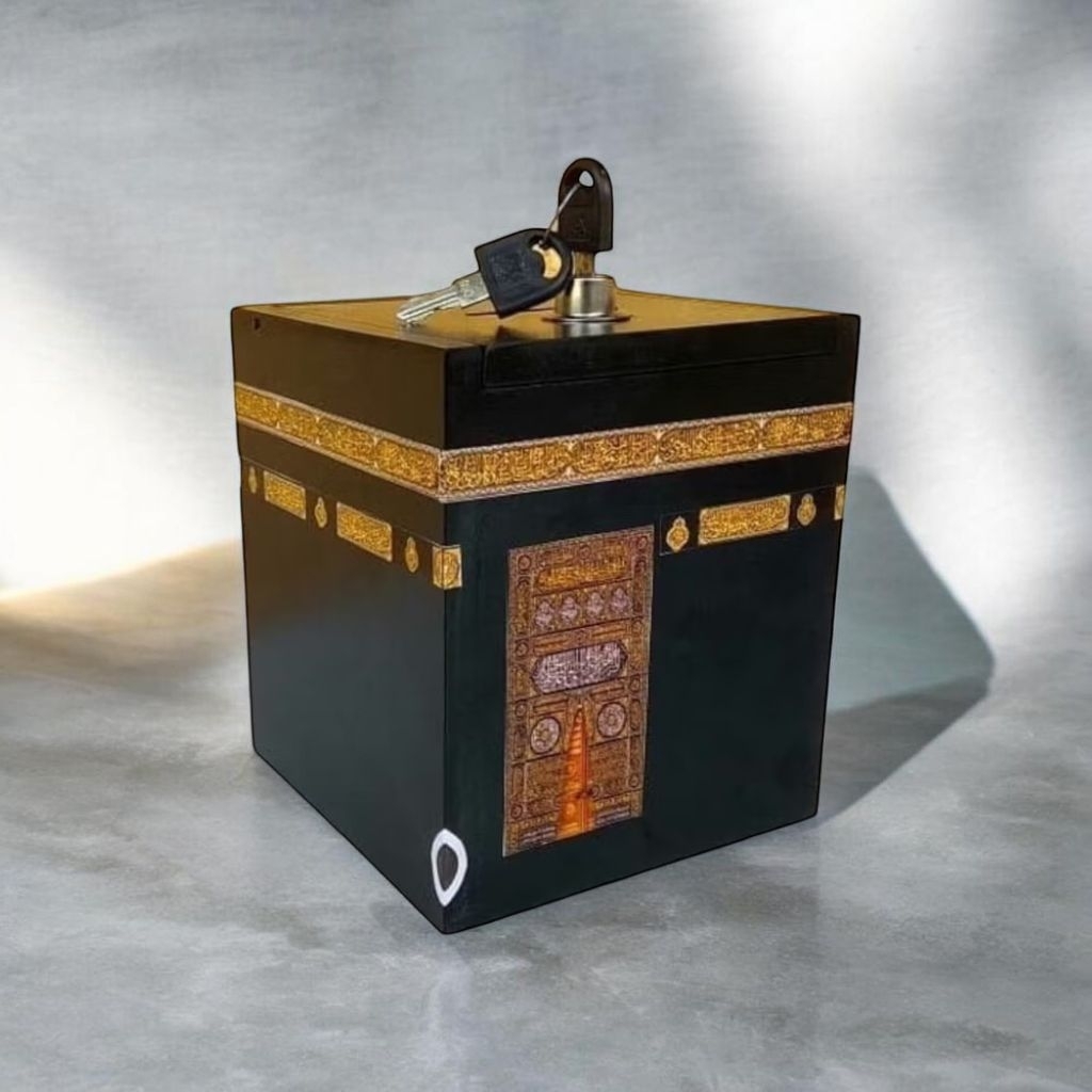 Celengan Kabah kotak Celengan Target Celengan Minimatur Kabah kunci