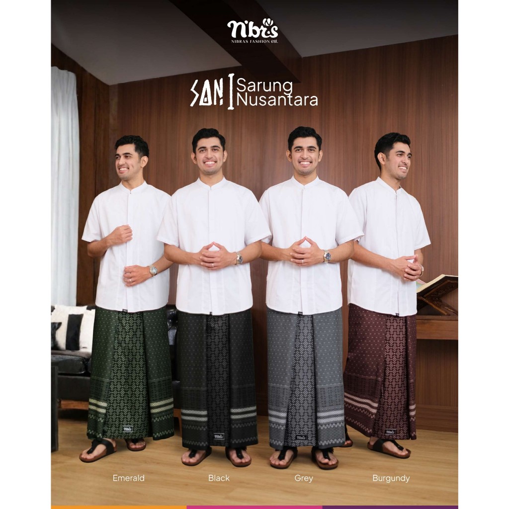 SAN 004 Sarung Pria By Nibras