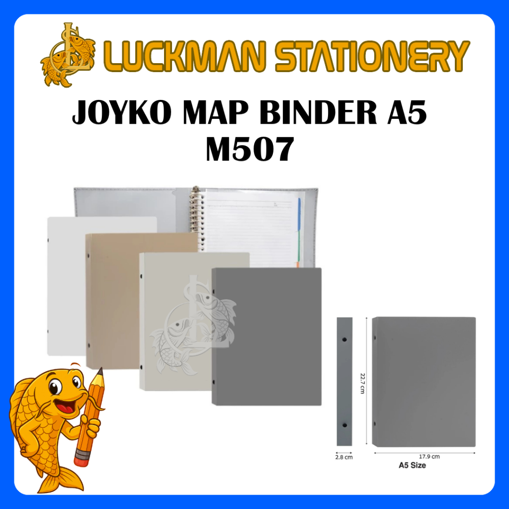JOYKO BINDER NOTE A5-TSPL-M507 POLOS / BUKU CATATAN / MAP BINDER / BUKU KULIAH [LUCKMAN STATIONERY]