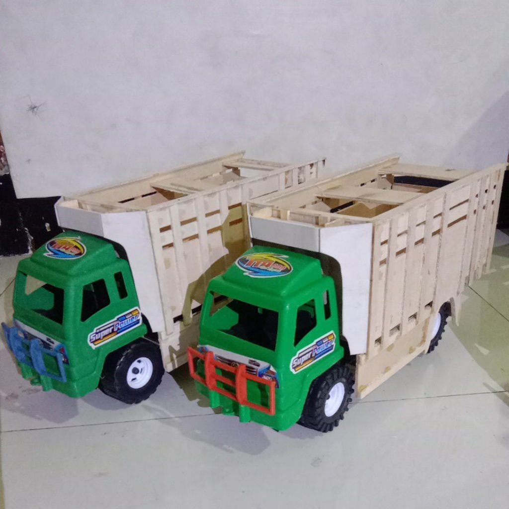 truk plastik modif bak triplek