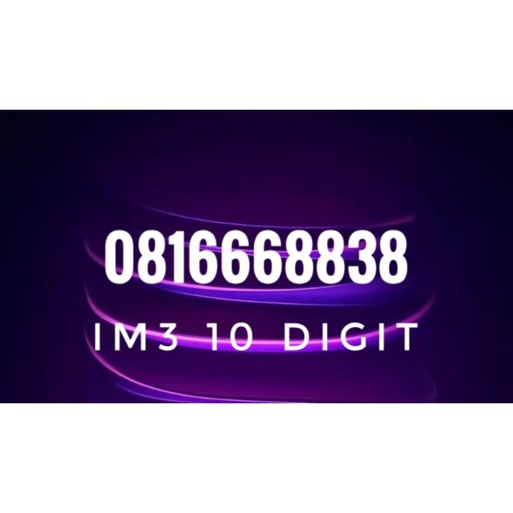 Perdana indosat im3 10 Digit