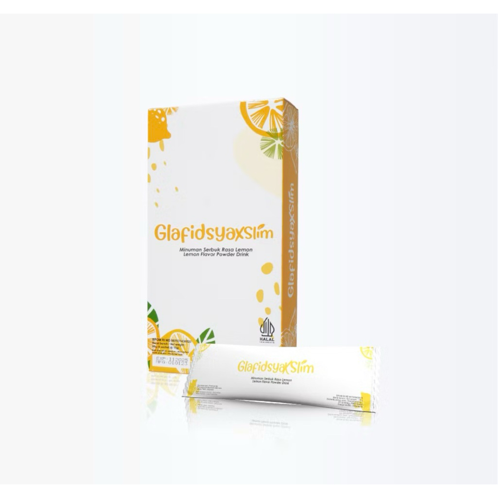 [New] Glafidsya Glafidsya x slim Glafidsyaxslim minuman serbuk rasa lemon