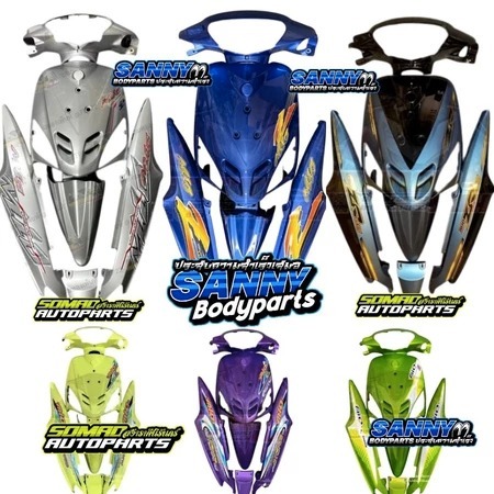 FULL COVER BODY HALUS YAMAHA MIO SPORTY 3 HOLE COSTUM THAILAND BODY HALUS MIO THAILAND STYLE