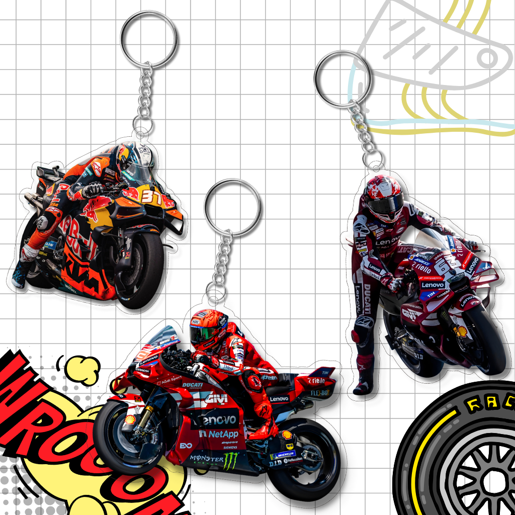 Gantungan Kunci MotoGP Keychain