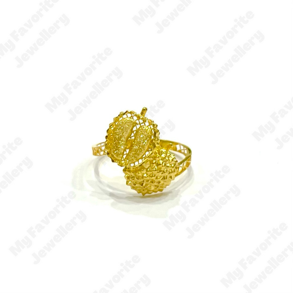 Cincin Durian Mewah Uk13 EMAS ASLI Kadar 700