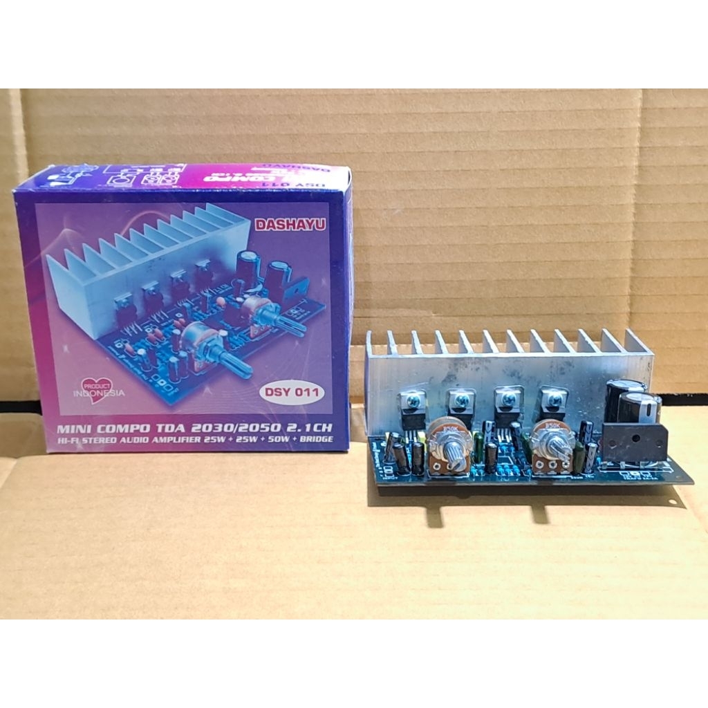 Kit Mini Compo Stereo 2.1 Channel 2 Output + 1 Subwoofer * Promo *