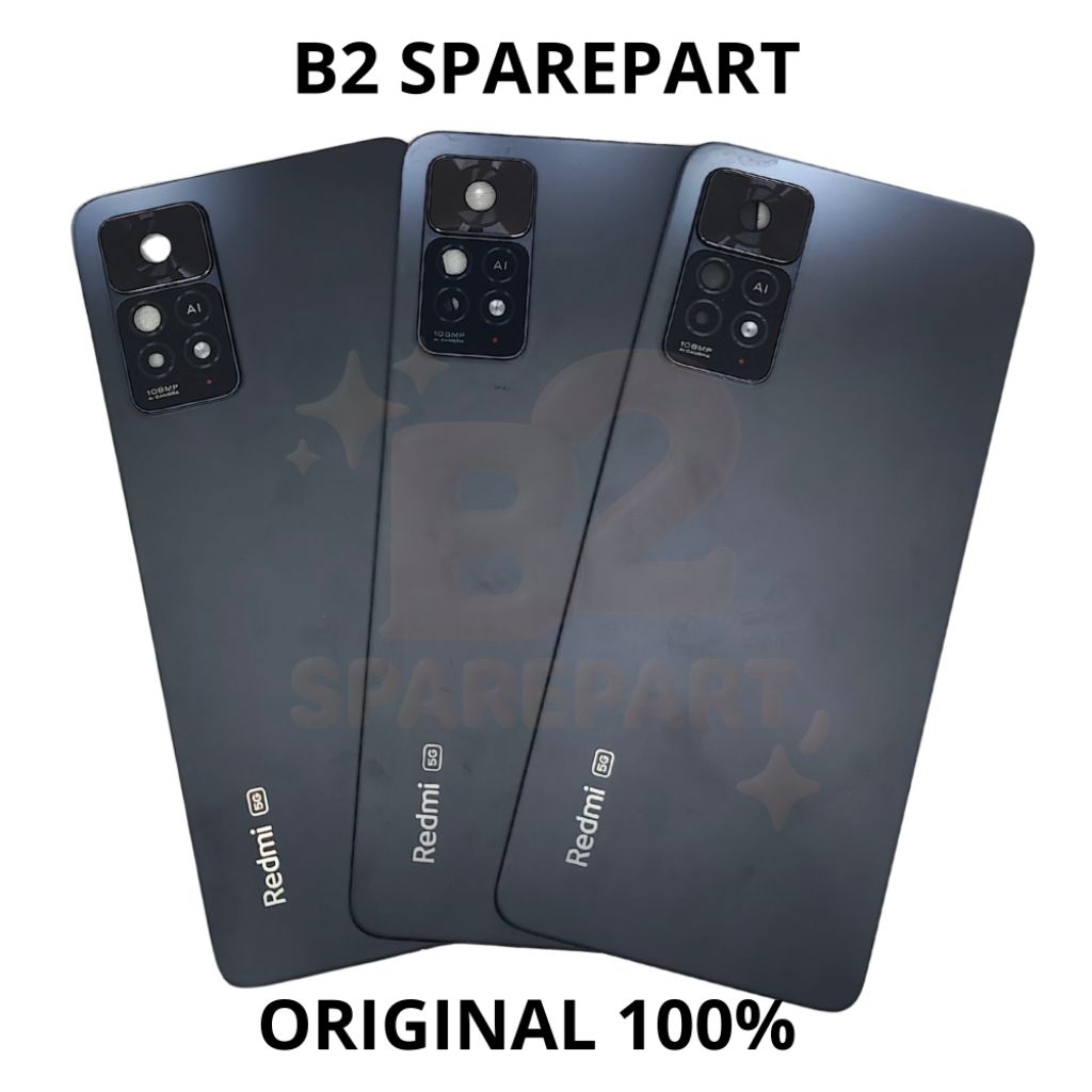 BACKDOOR CASING COVER TUTUP BELAKANG SET KACA KAMERA FOR XIAOMI REDMI NOTE 11 PRO 5G ORIGINAL COPOTA
