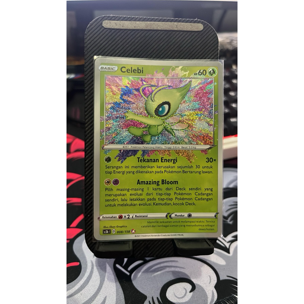Celebi Amazing Rare A - sc3b 008 - Pokemon Kartu Indonesia